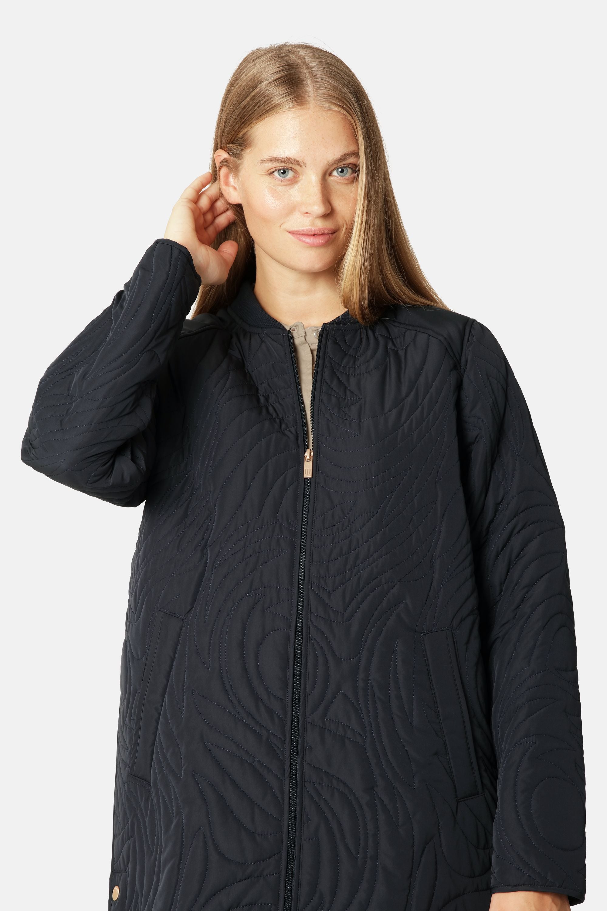 Quiltet Jakke - Dark Indigo